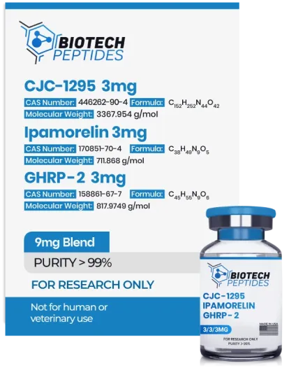CJC-1295 (Mod GRF 1-29) & Ipamorelin & GHRP-2 Blend (9mg)