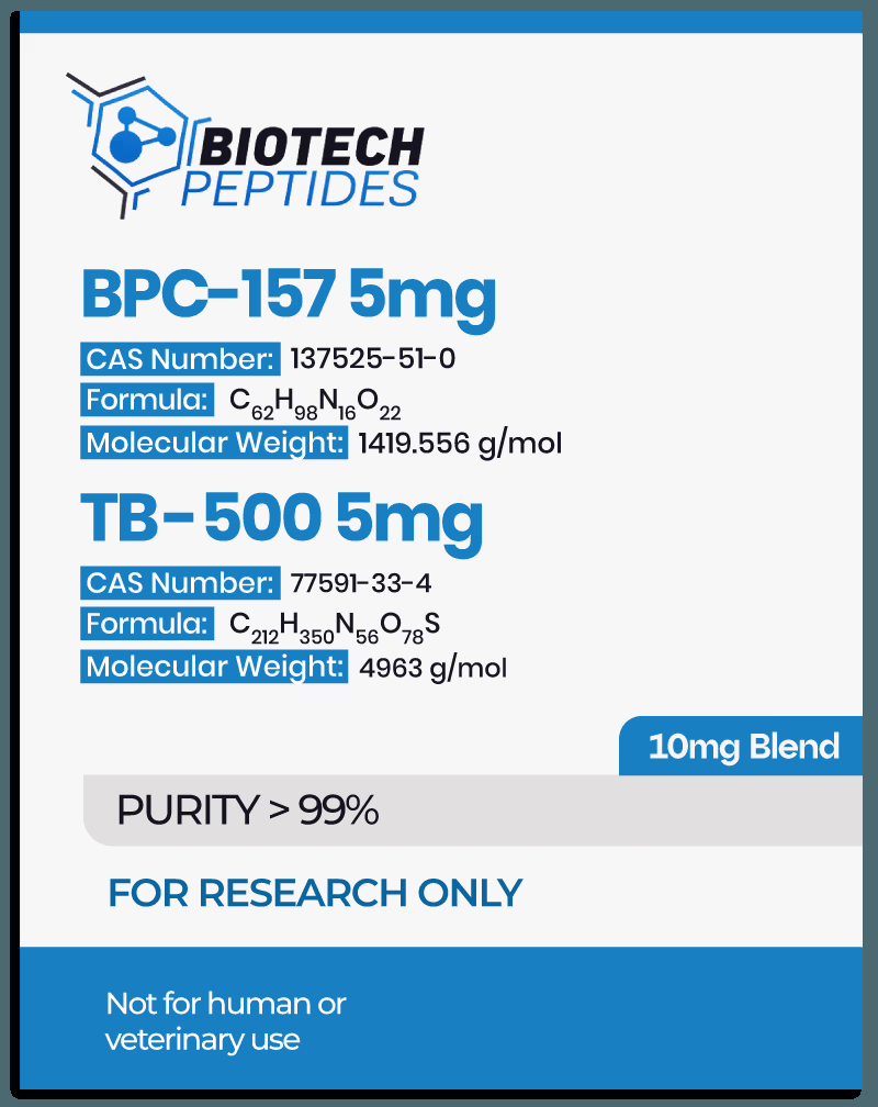 BPC-157 & TB-500 Blend (10mg) Peptide