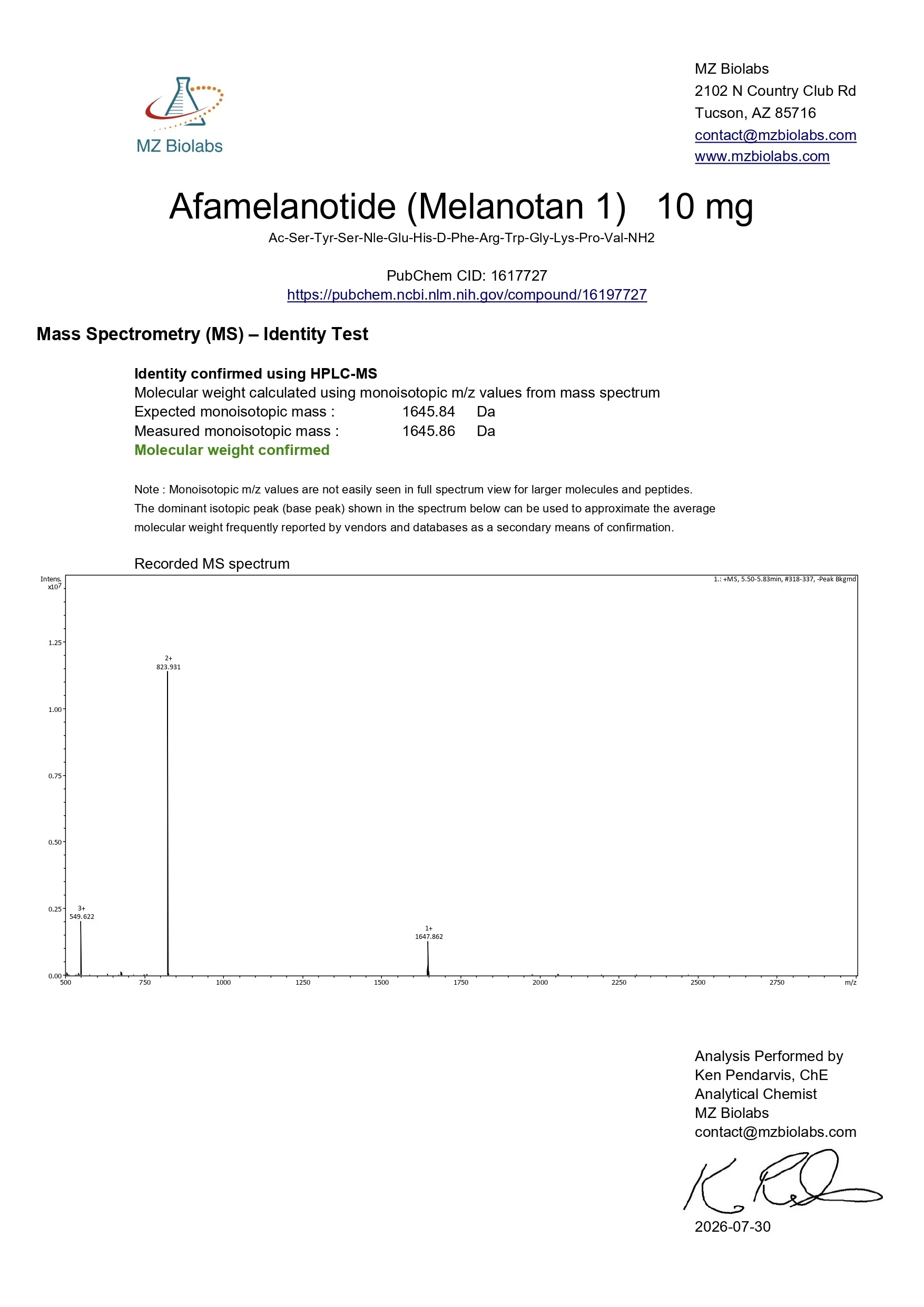 Melanotan 1 (10mg) - Image 3