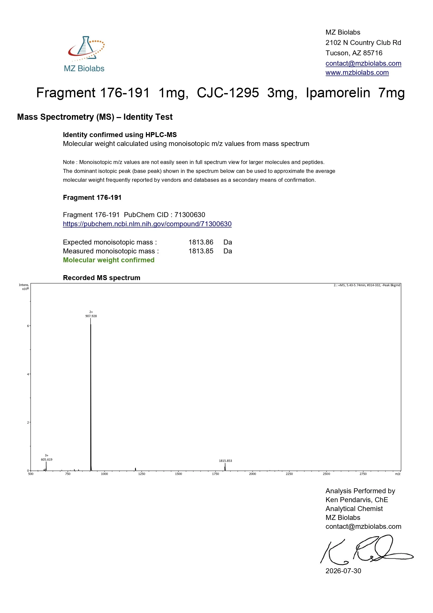 Fragment 176-191 & CJC-1295 & Ipamorelin Blend (12mg) - Image 4