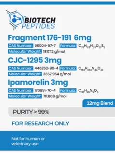 Fragment 176-191 & CJC-1295 & Ipamorelin Blend (12mg)