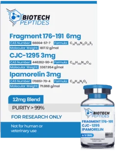Fragment 176-191 & CJC-1295 & Ipamorelin Blend (12mg)