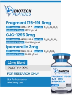 Fragment-176-191 & CJC-1295 & Ipamorelin Blend (12mg)