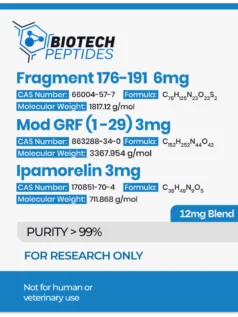 Fragment 176-191 & Mod GRF 1-29 & Ipamorelin Blend (12mg)