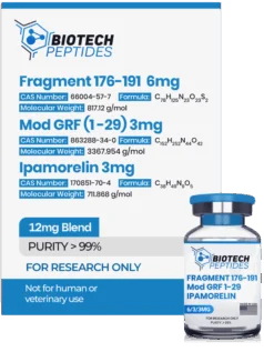 Fragment 176-191 & Mod GRF 1-29 & Ipamorelin Blend (12mg)