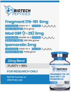 Fragment 176-191 & Mod GRF 1-29 & Ipamorelin Blend (12mg)