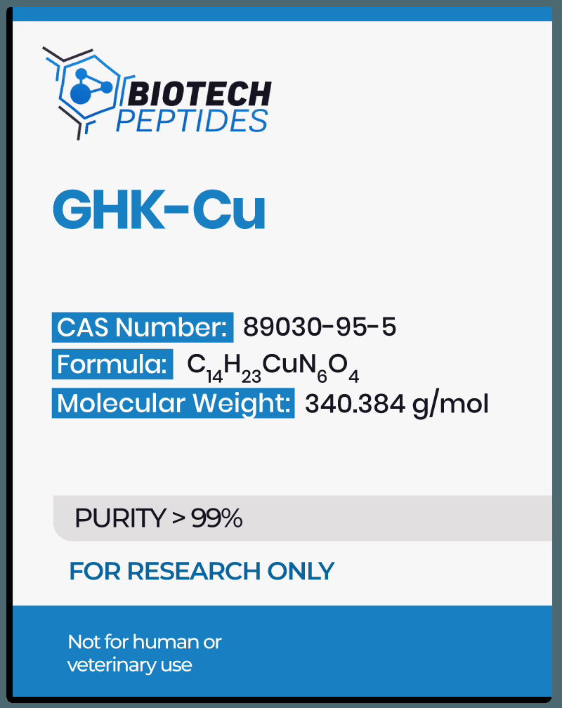 GHK-CU (Copper) (50mg) Peptide