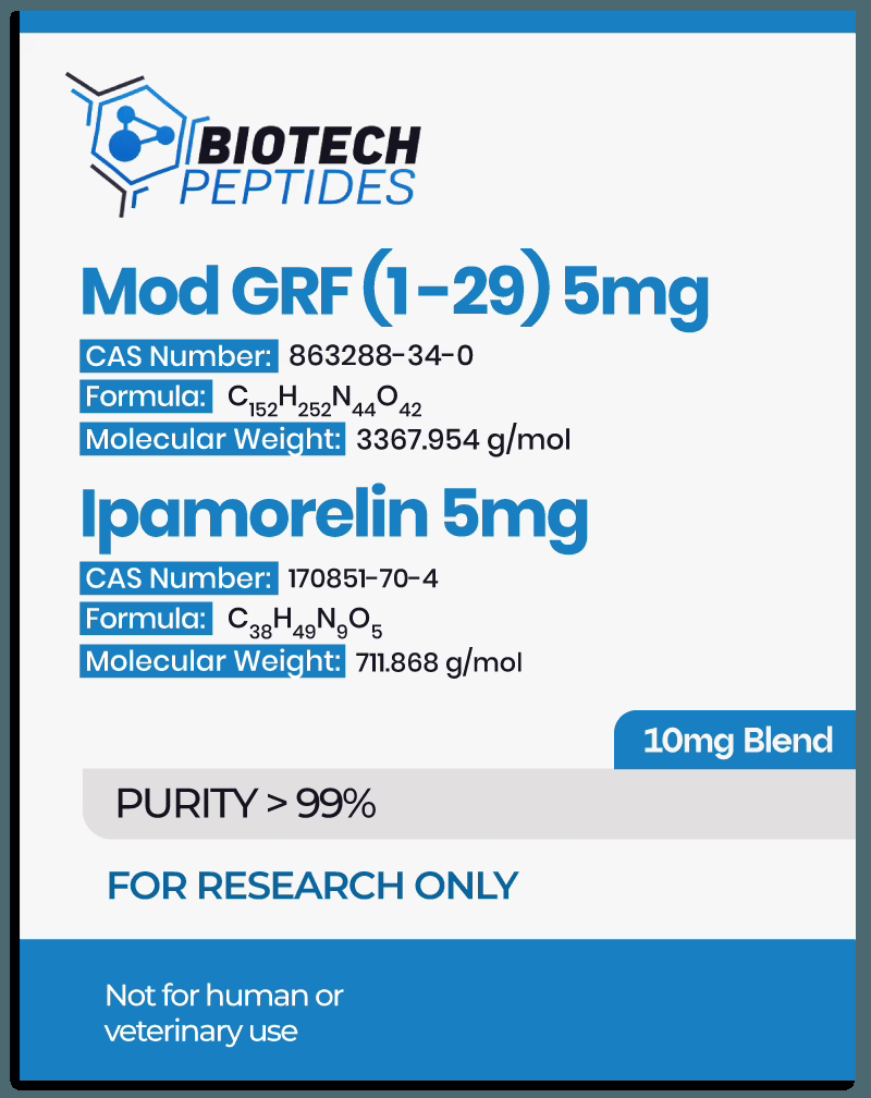 Mod GRF 1-29 & Ipamorelin Blend (10mg) Peptide