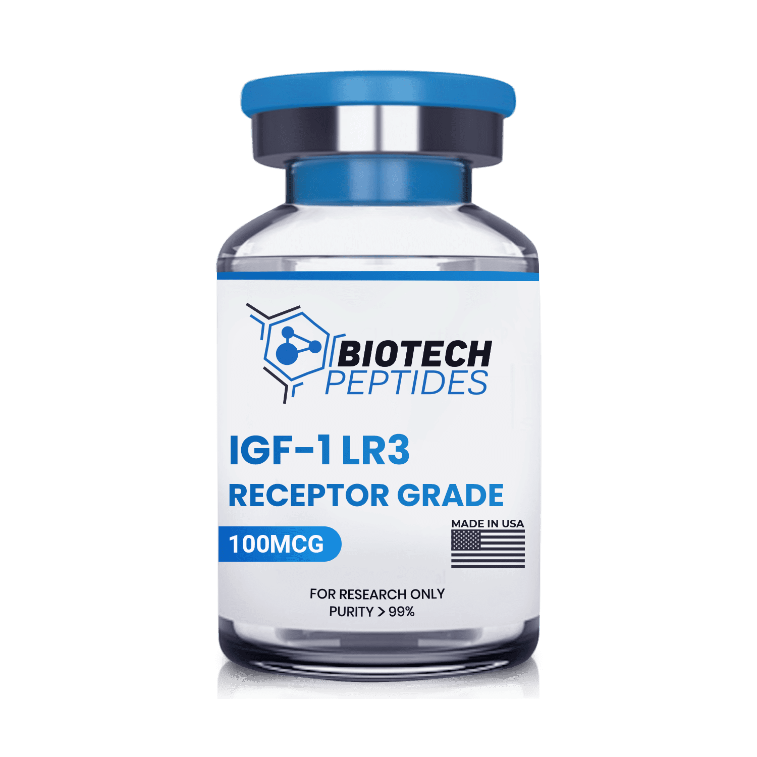 Buy Receptor Grade IGF 1 LR3 100mcg Biotech Peptides