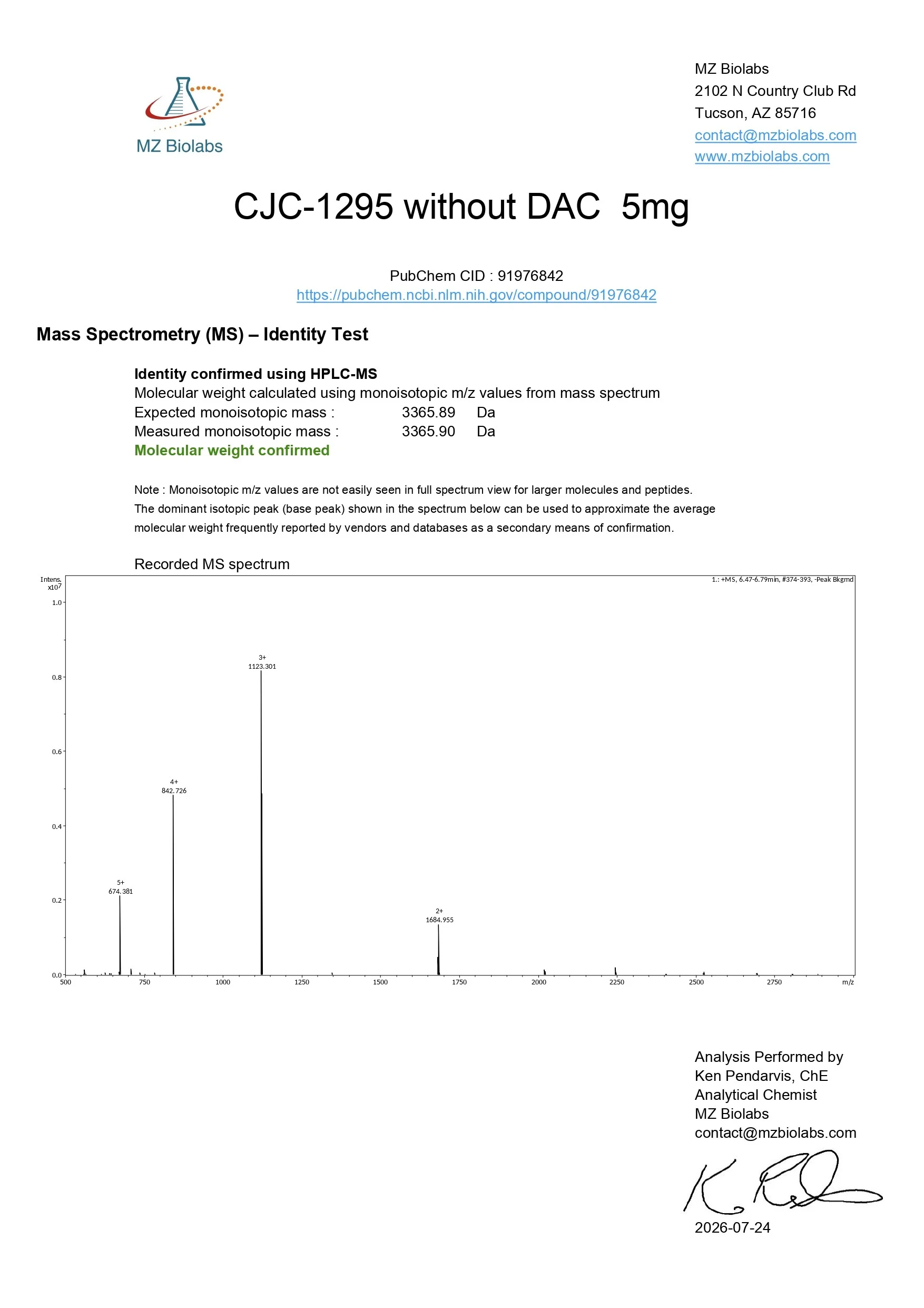 Mod GRF 1-29 (CJC-1295 NO DAC) (5mg) - Image 3