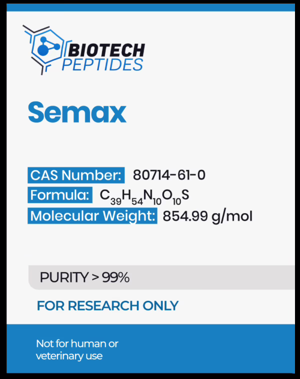 Semax (25mg) Peptide
