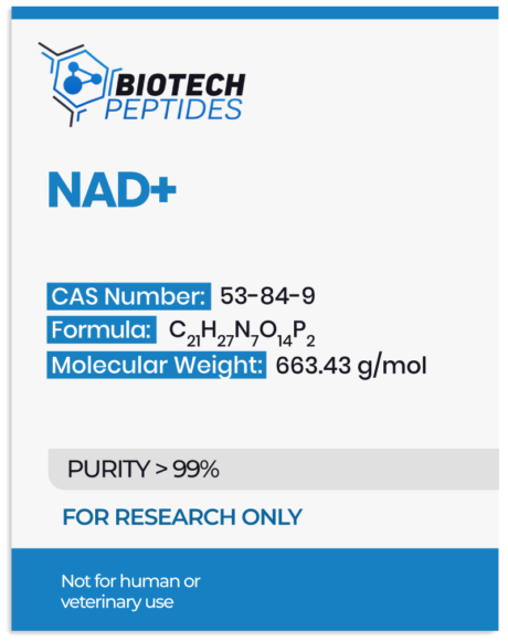 NAD+ (100mg & 500mg)