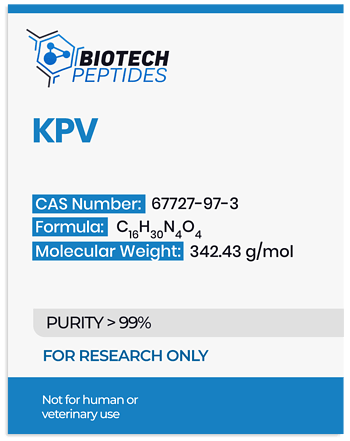 Buy KPV Peptide (4mg)