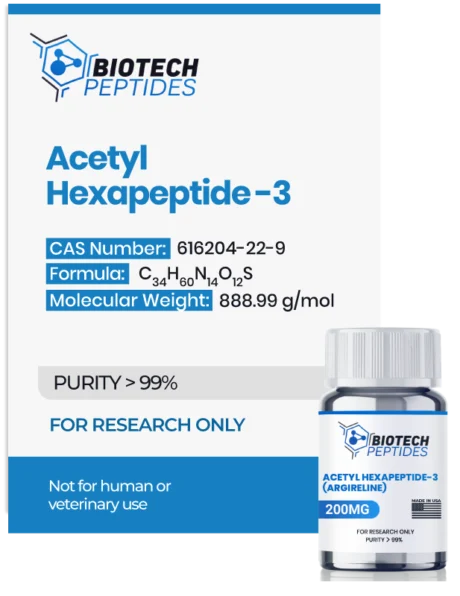 Buy Acetyl Hexapeptide-3 (Argireline Peptide) (200mg)