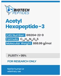 Buy Acetyl Hexapeptide-3 (Argireline Peptide) (200mg)