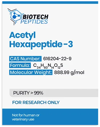 Buy Acetyl Hexapeptide-3 (Argireline Peptide) (200mg)