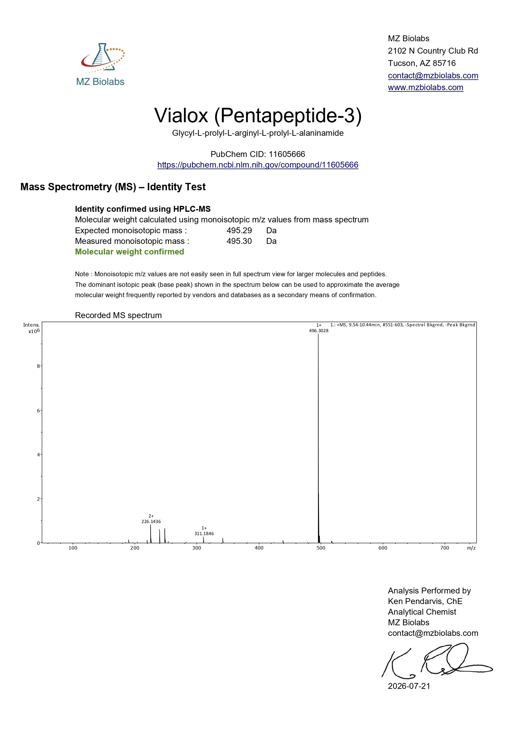 Vialox (Pentapeptide-3V) (200mg) - Image 3