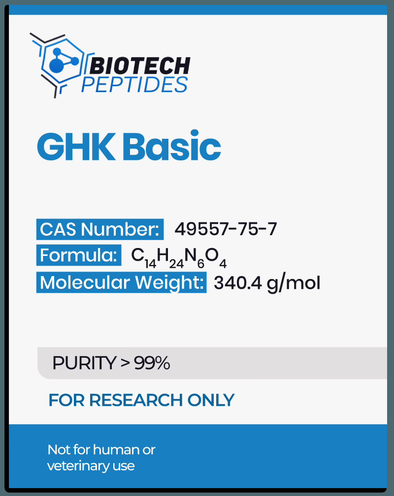 Buy GHK Basic (Tripeptide-1) (200mg)