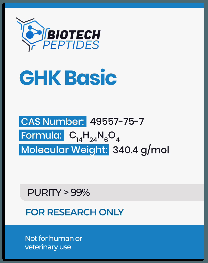 GHK Basic (50mg) Peptide