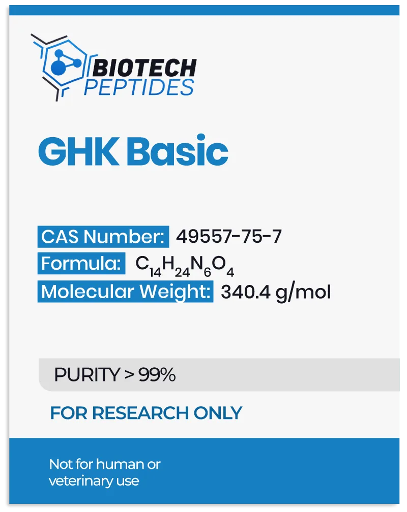 Buy GHK Basic Peptide - 50mg