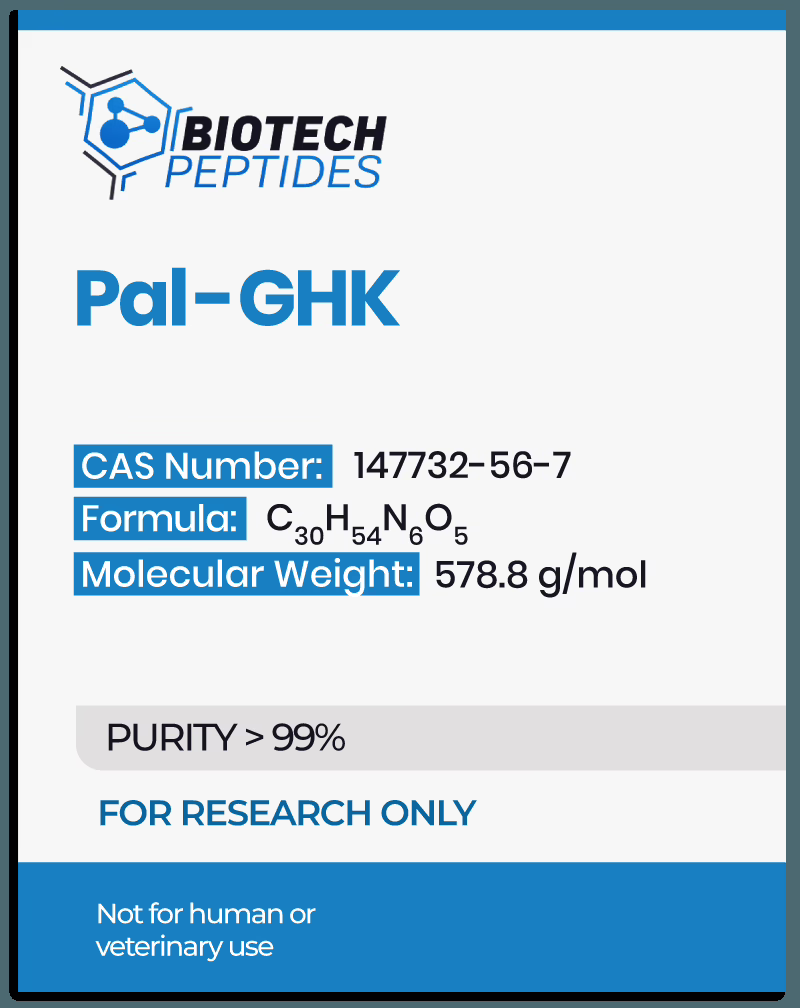 Pal-GHK (Palmitoyl Tripeptide-1) (200mg) Peptide