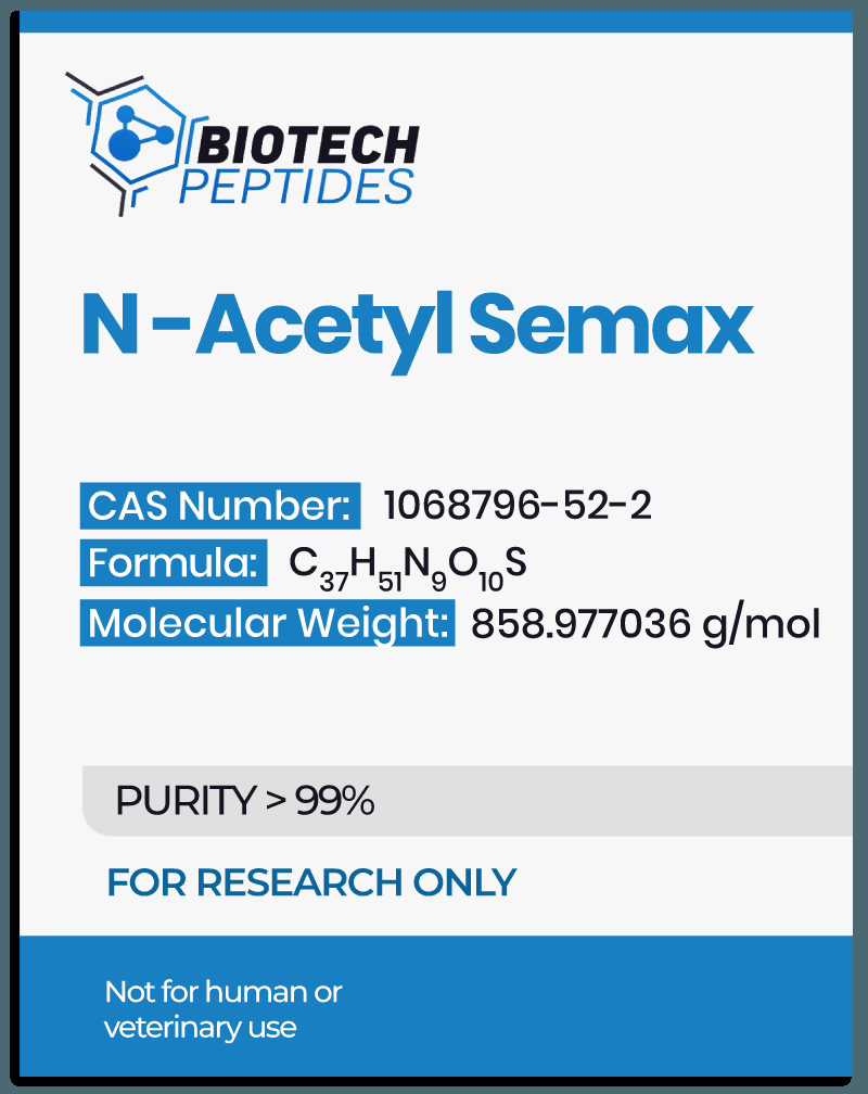 N-Acetyl Semax (25mg) Peptide