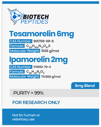 Tesamorelin & Ipamorelin Blend (8mg)