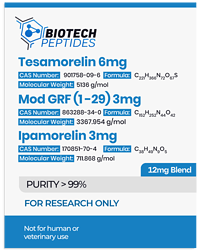 Tesamorelin & Mod GRF & Ipamorelin blend (12mg)