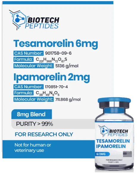 Tesamorelin & Ipamorelin Blend (8mg)