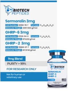 Sermorelin & GHRP-6 & GHRP-2 Blend (9mg)