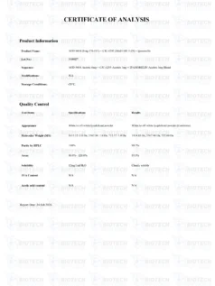 Fragment 176-191 & Mod GRF 1-29 & Ipamorelin Blend (12mg) COA